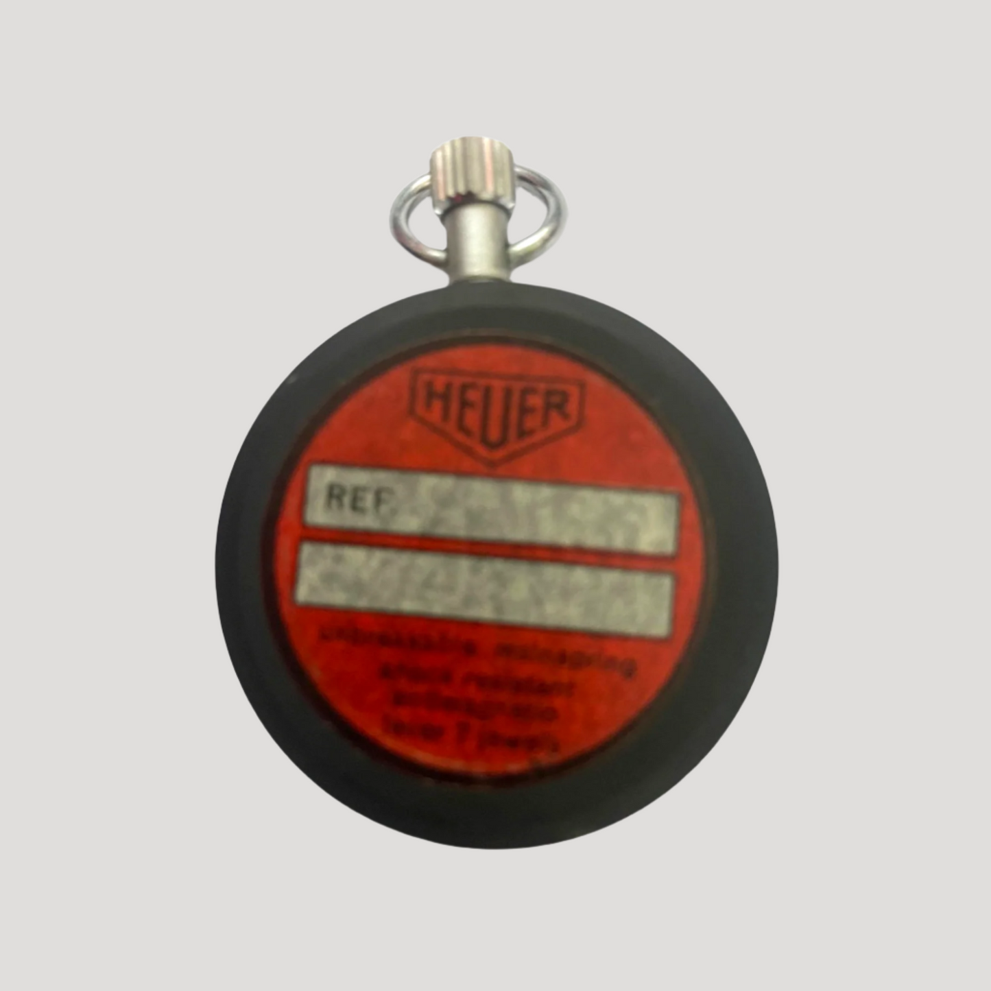 Heuer Vintage Stopwatch Stopuhr Beautiful Patina Dial Rare