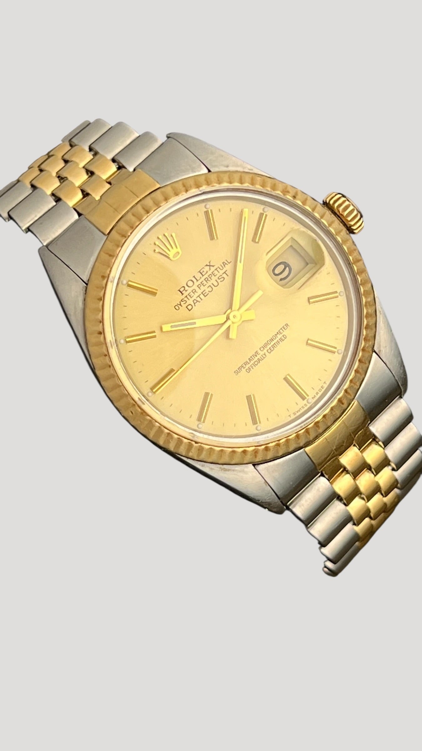 Rolex Vintage Datejust Oyster automatic Two Tone Ref 16013