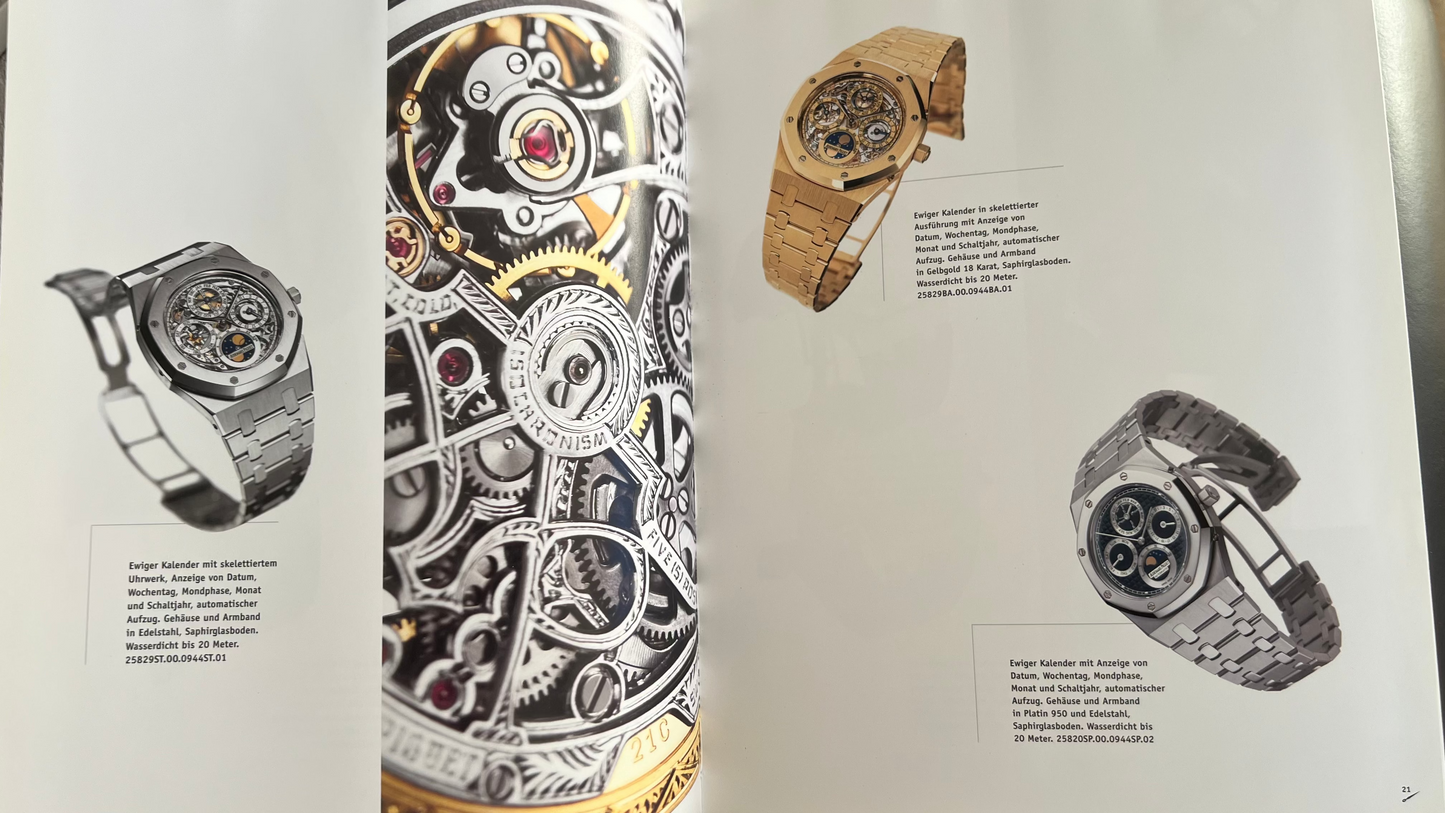 Audemars Catalog Catalogue Katalog Rare Collection 2006-2007 with Türler price list