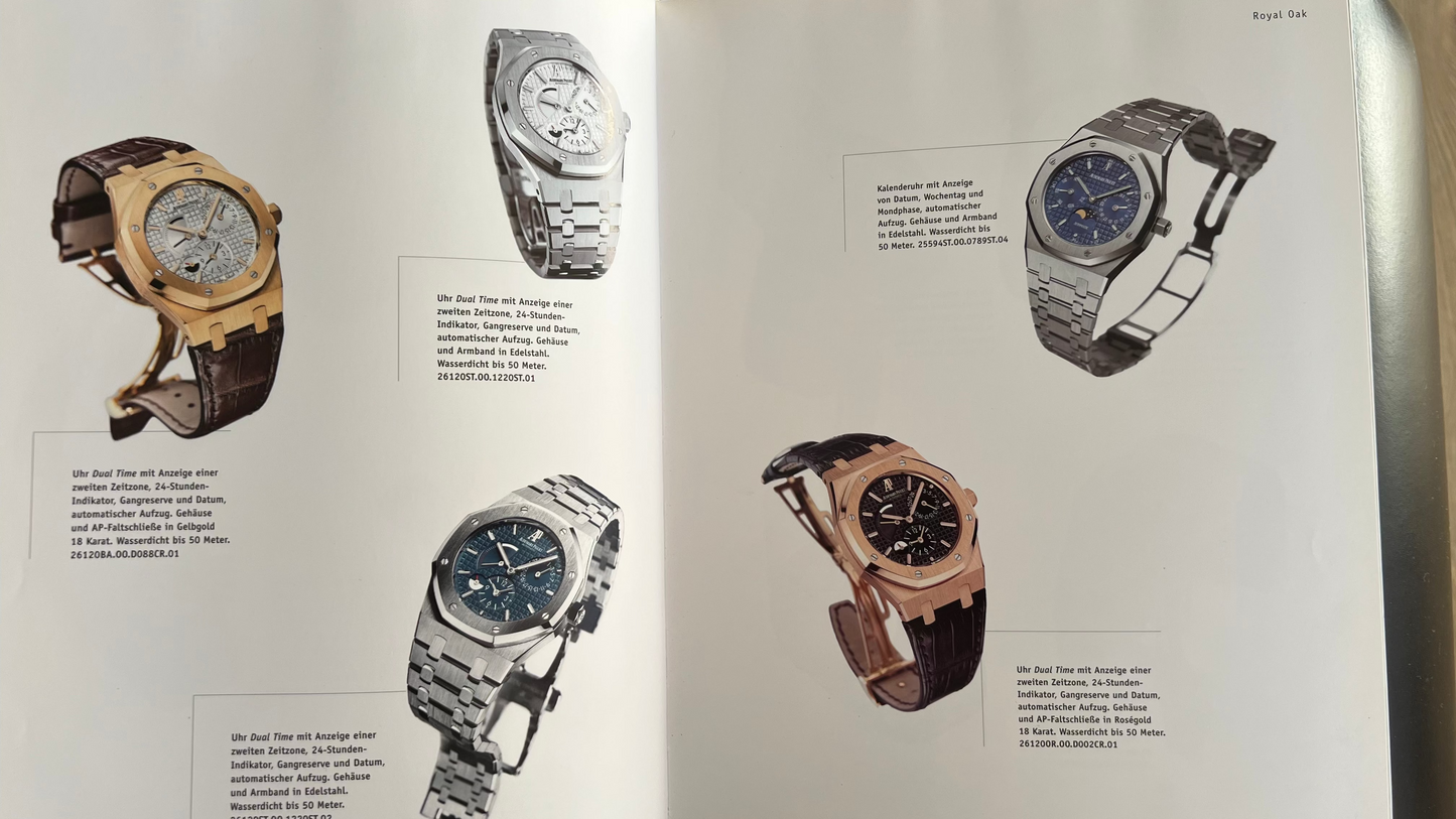 Audemars Catalog Catalogue Katalog Rare Collection 2006-2007 with Türler price list