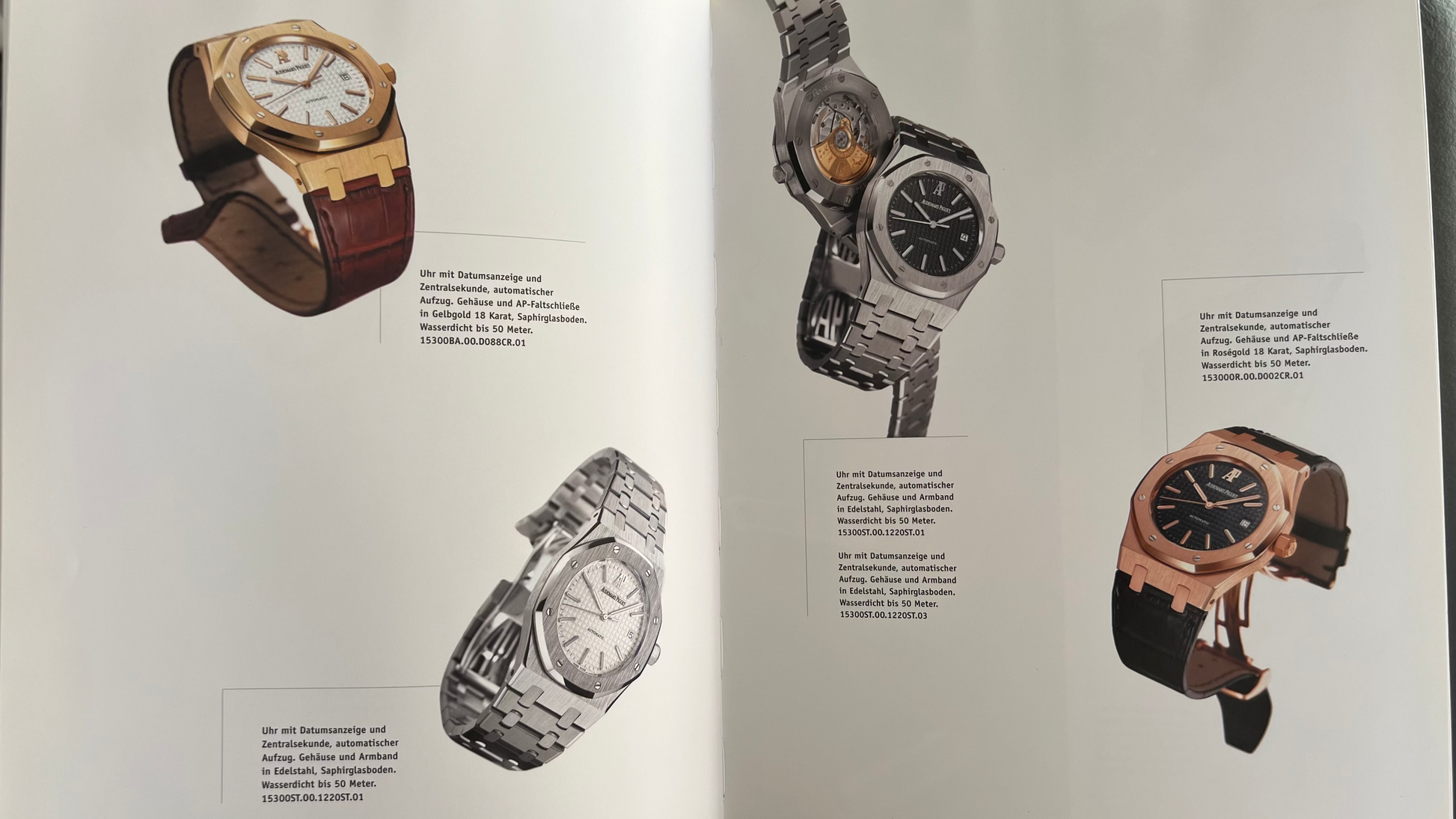 Audemars Catalog Catalogue Katalog Rare Collection 2006-2007 with Türler price list