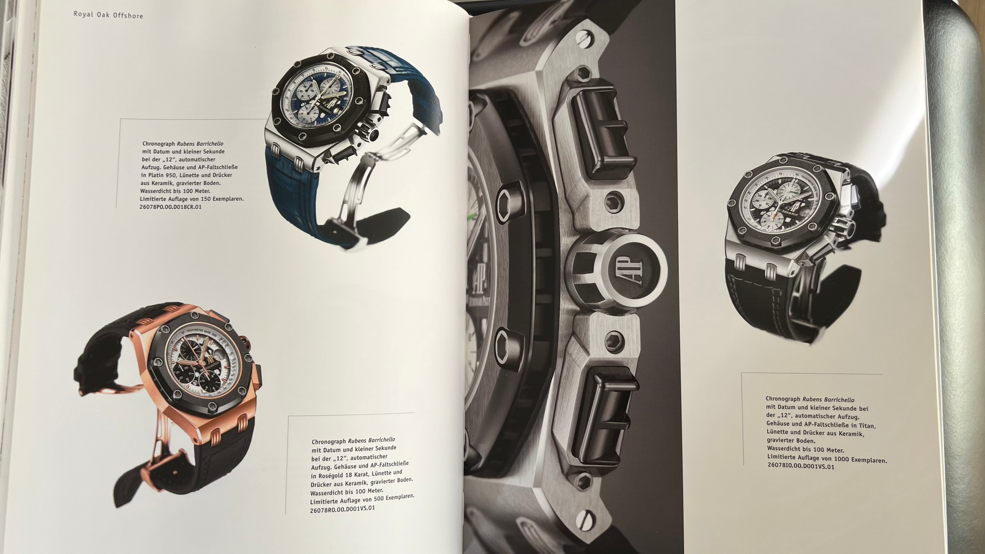 Audemars Catalog Catalogue Katalog Rare Collection 2006-2007 with Türler price list
