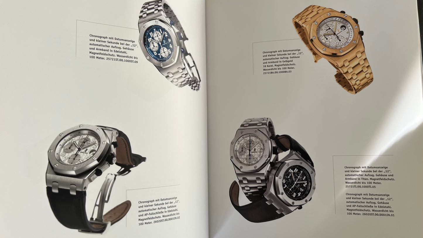 Audemars Catalog Catalogue Katalog Rare Collection 2006-2007 with Türler price list