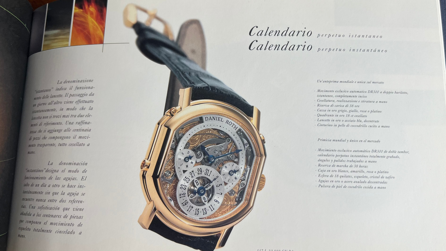 Daniel Roth Catalog Catalogue Katalog Rare