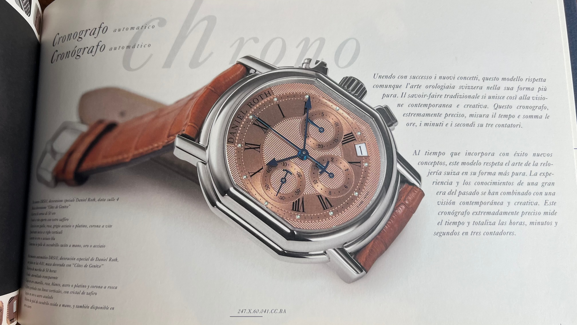 Daniel Roth Catalog Catalogue Katalog Rare