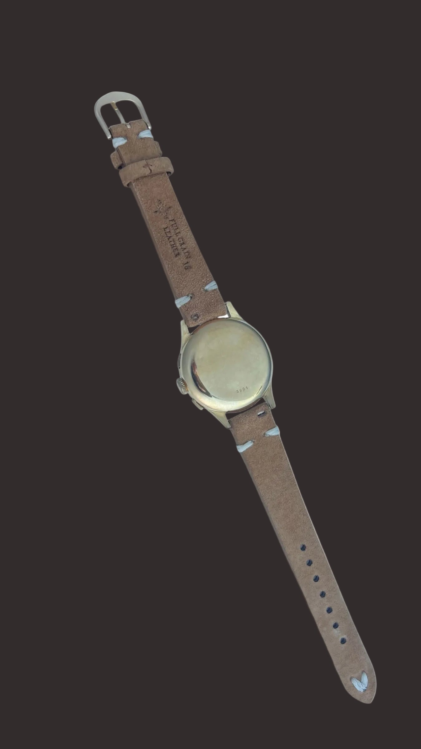 Baume & Mercier Genève 18k Gold Chronograph Vintage Watch