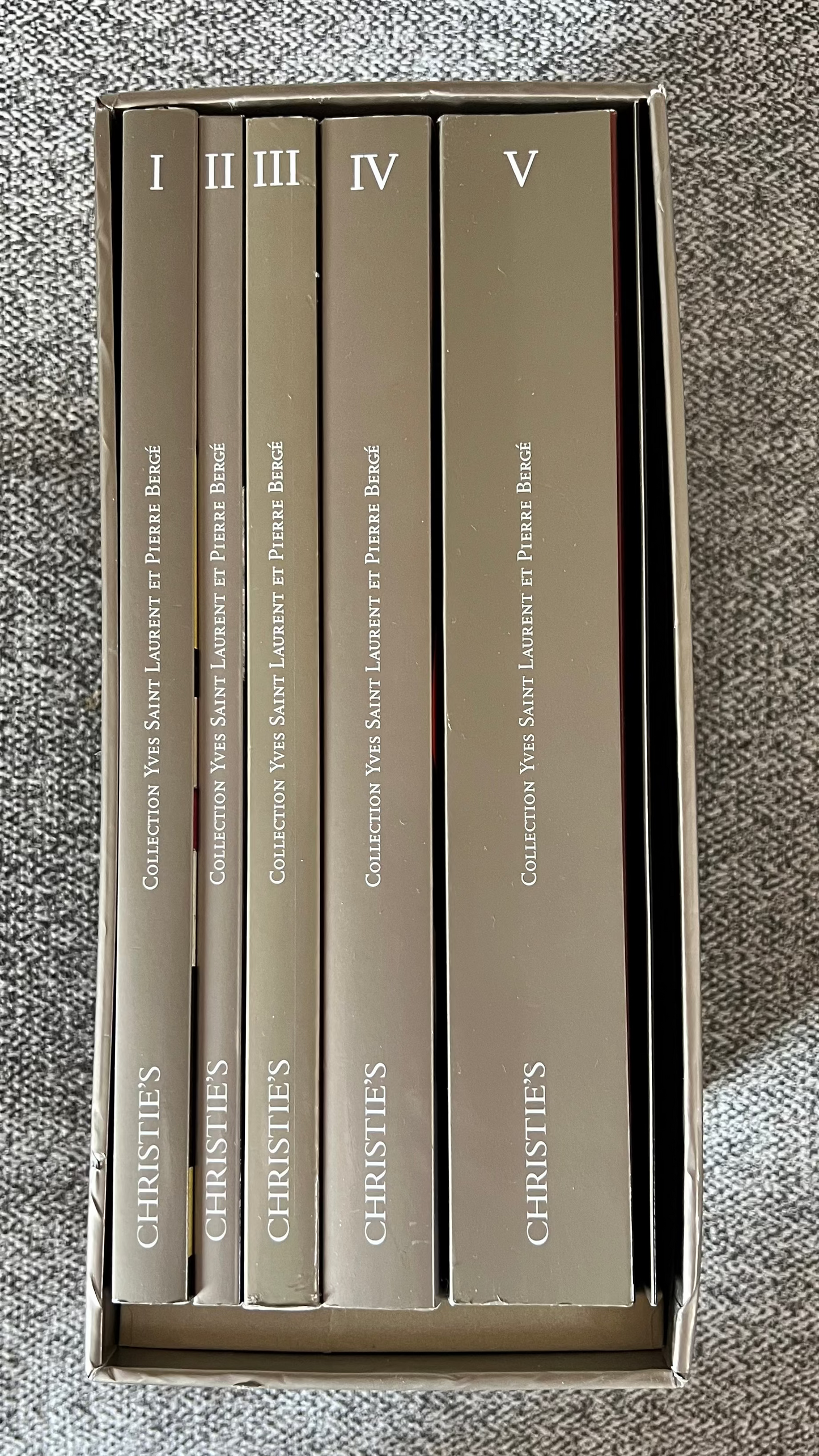 Exceptional Complete Five-Volume & 1 DVD Collection – Yves Saint Laurent & Pierre Bergé | Christie’s 2009