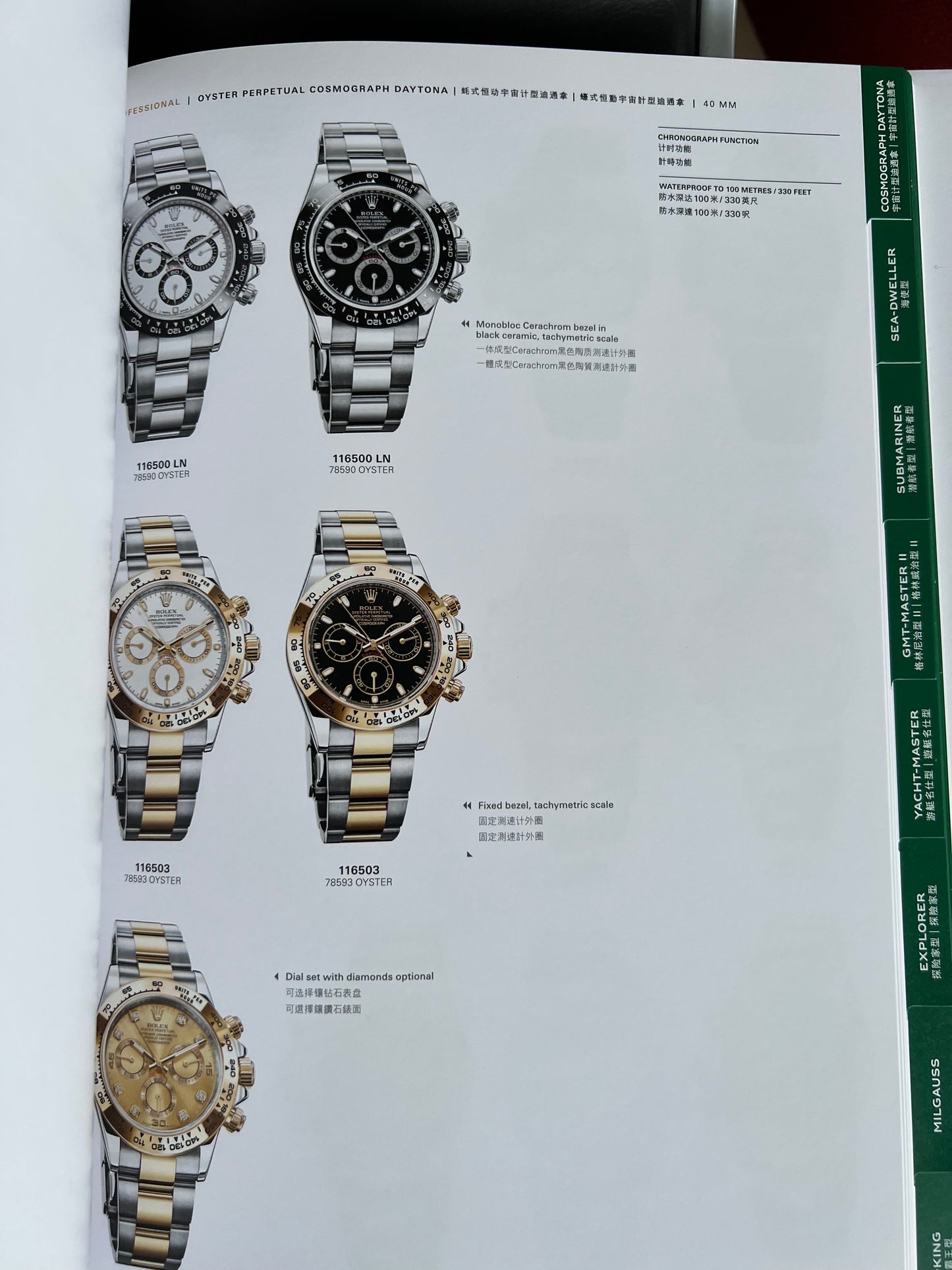 Rolex Retailer Official Complete Catalogue 2 Books for Dials, Bracelets, All References New