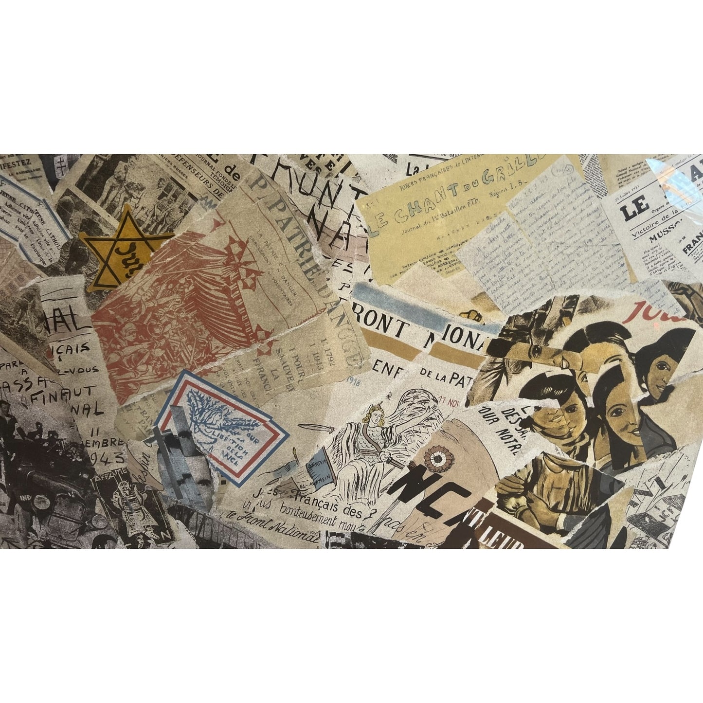 César Baldaccini (1921 – 1998) Large Mixed-media Artwork 'From Resistance to Liberation'