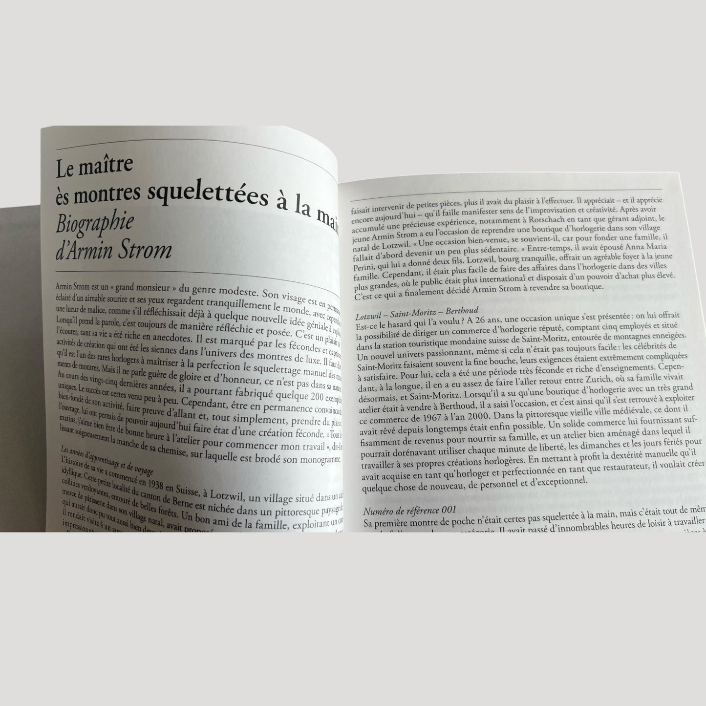 Armin Strom New Rare. Book / Livre. / Buch, Skeleton Timepieces