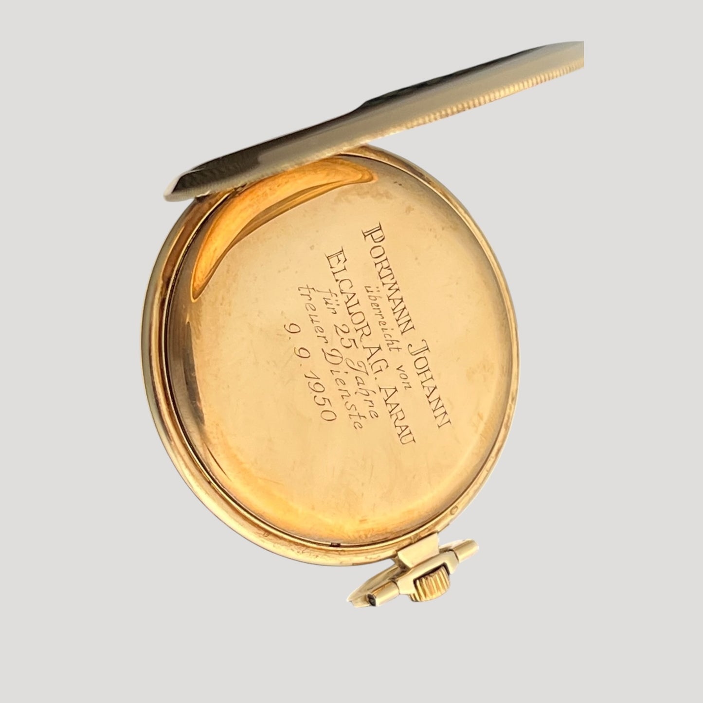 Zenith Rare Art Deco Gold Pocket Watch ca 1920-1930
