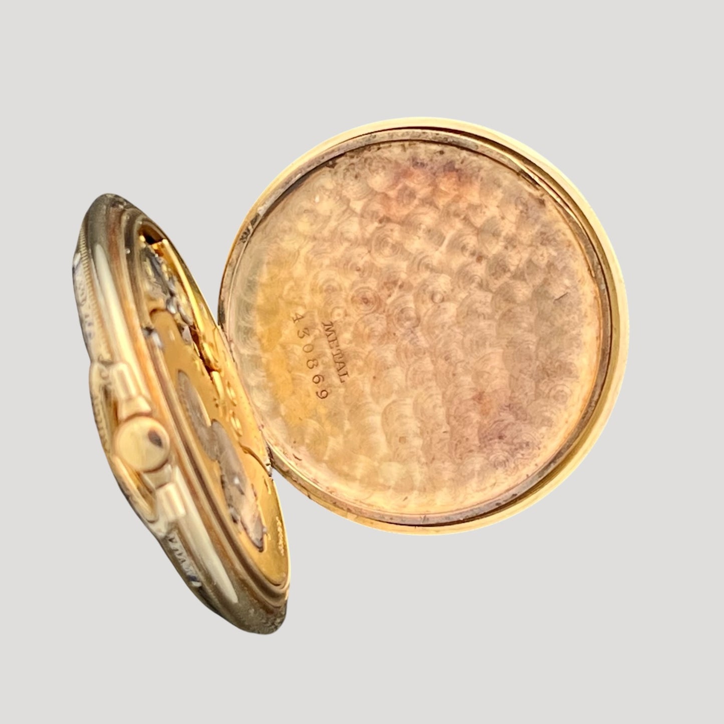 Zenith Rare Art Deco Gold Pocket Watch ca 1920-1930