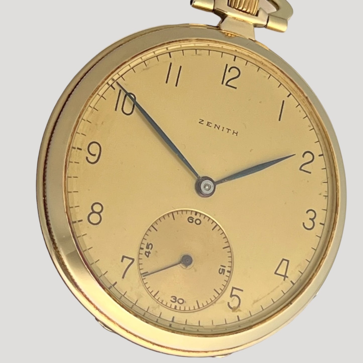 Zenith Rare Art Deco Gold Pocket Watch ca 1920-1930