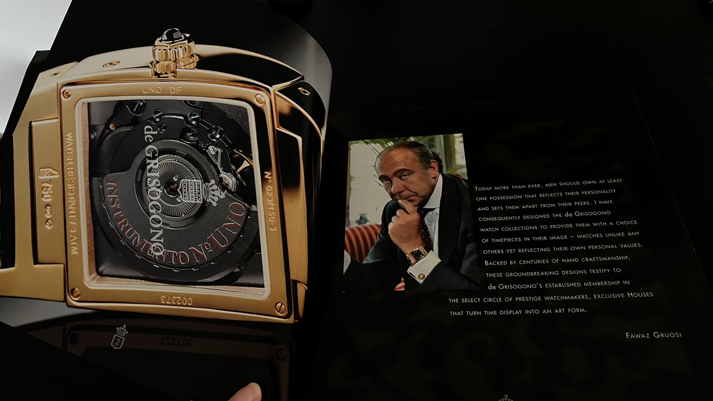 De Grisogono New Men's Catalogue. Book / Livre. / Buch