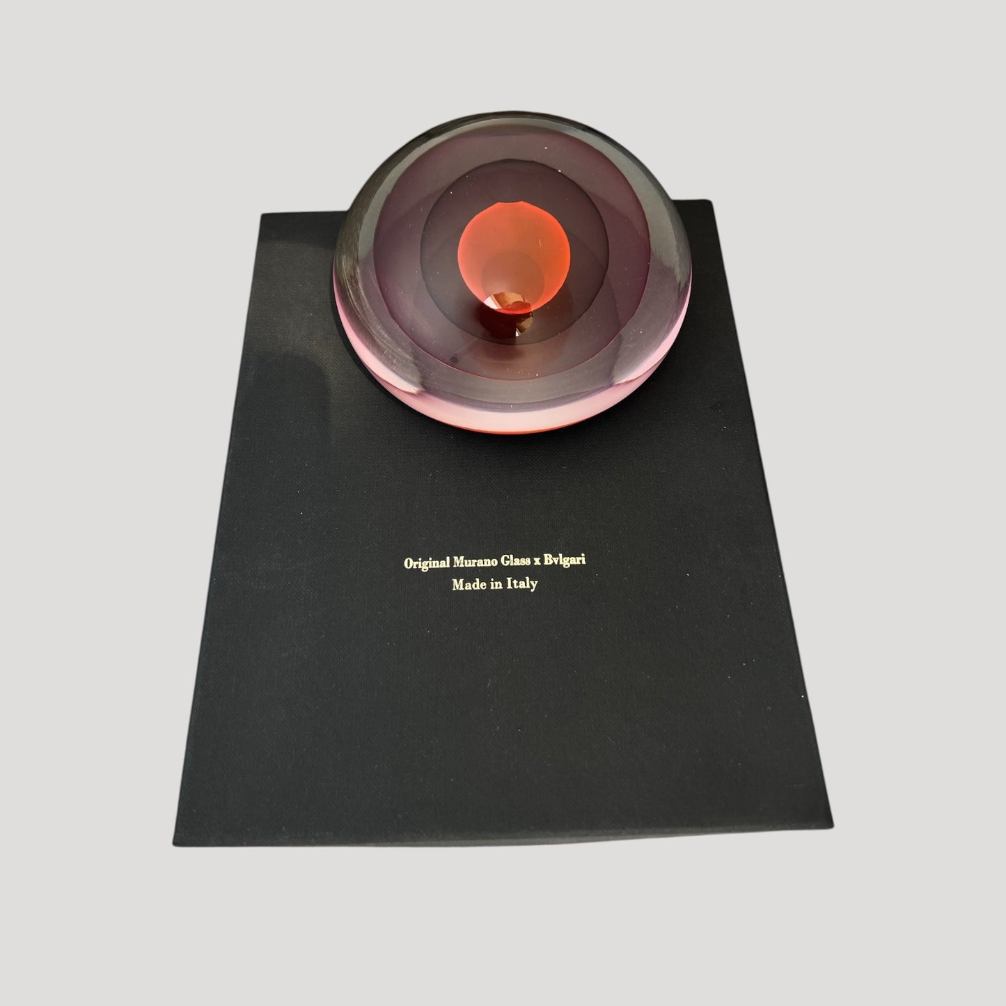 Bulgari New Collector Murano Glass Paperweight Presse Papier