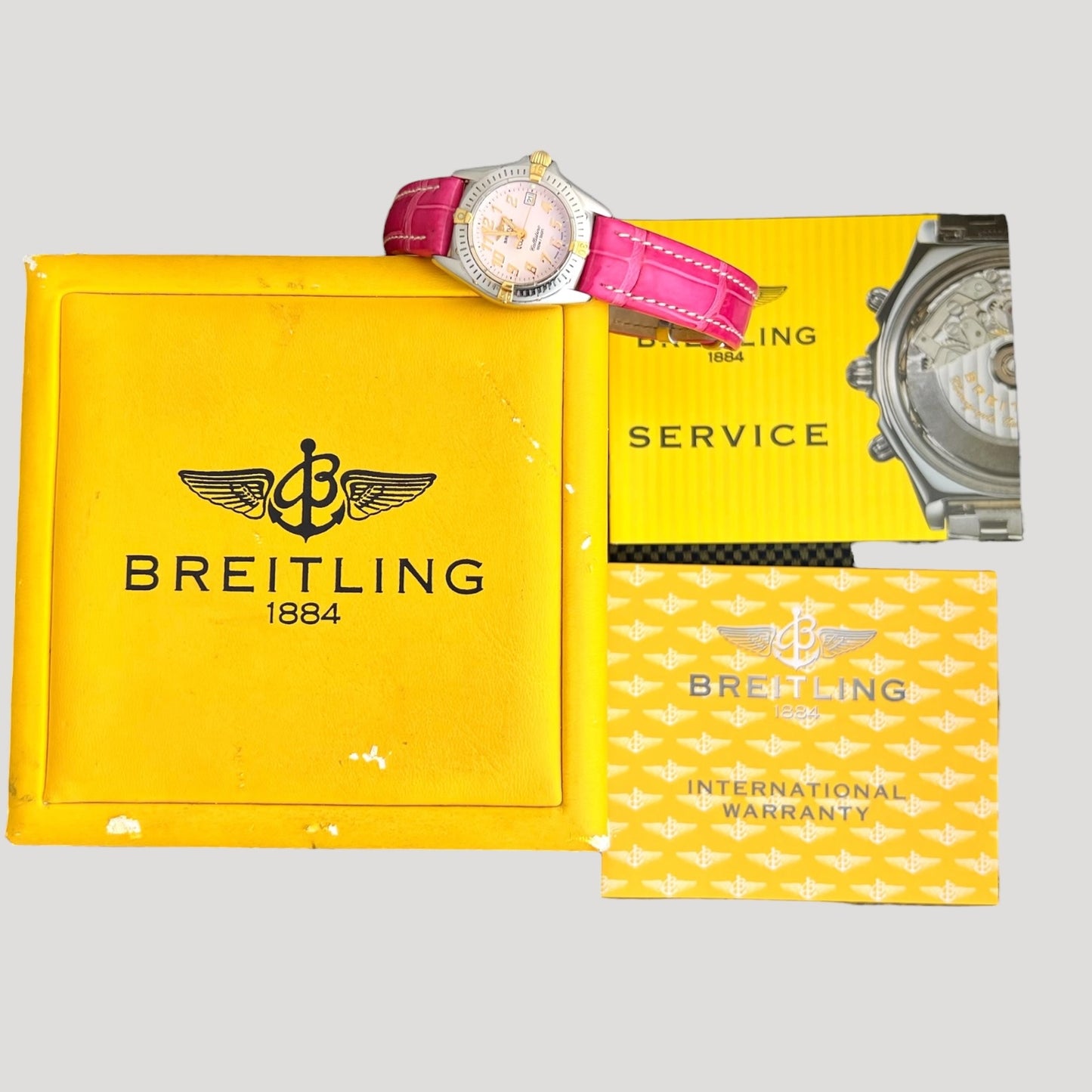 Breitling Callistino Lady Watch with Champagne Rose Dial