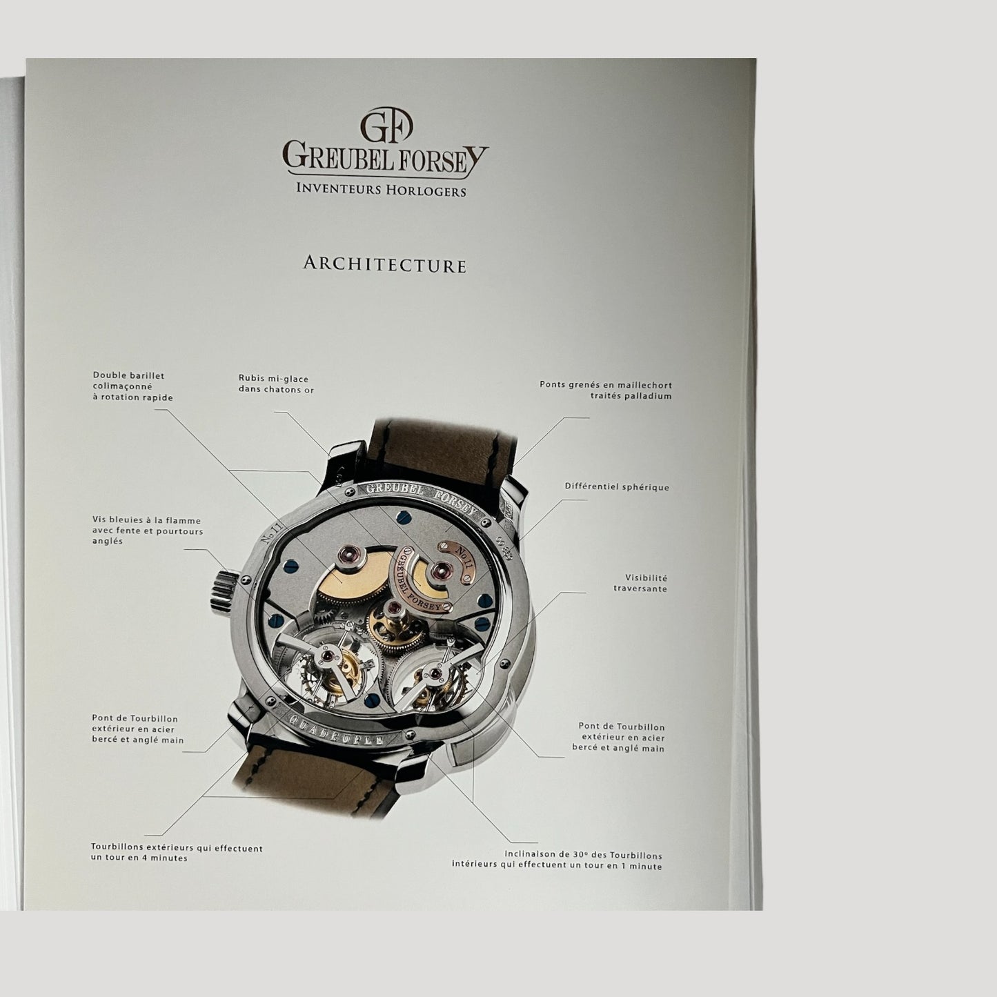 Greubel.Forsey Quadruple Tourbillon Unfold Catalogue