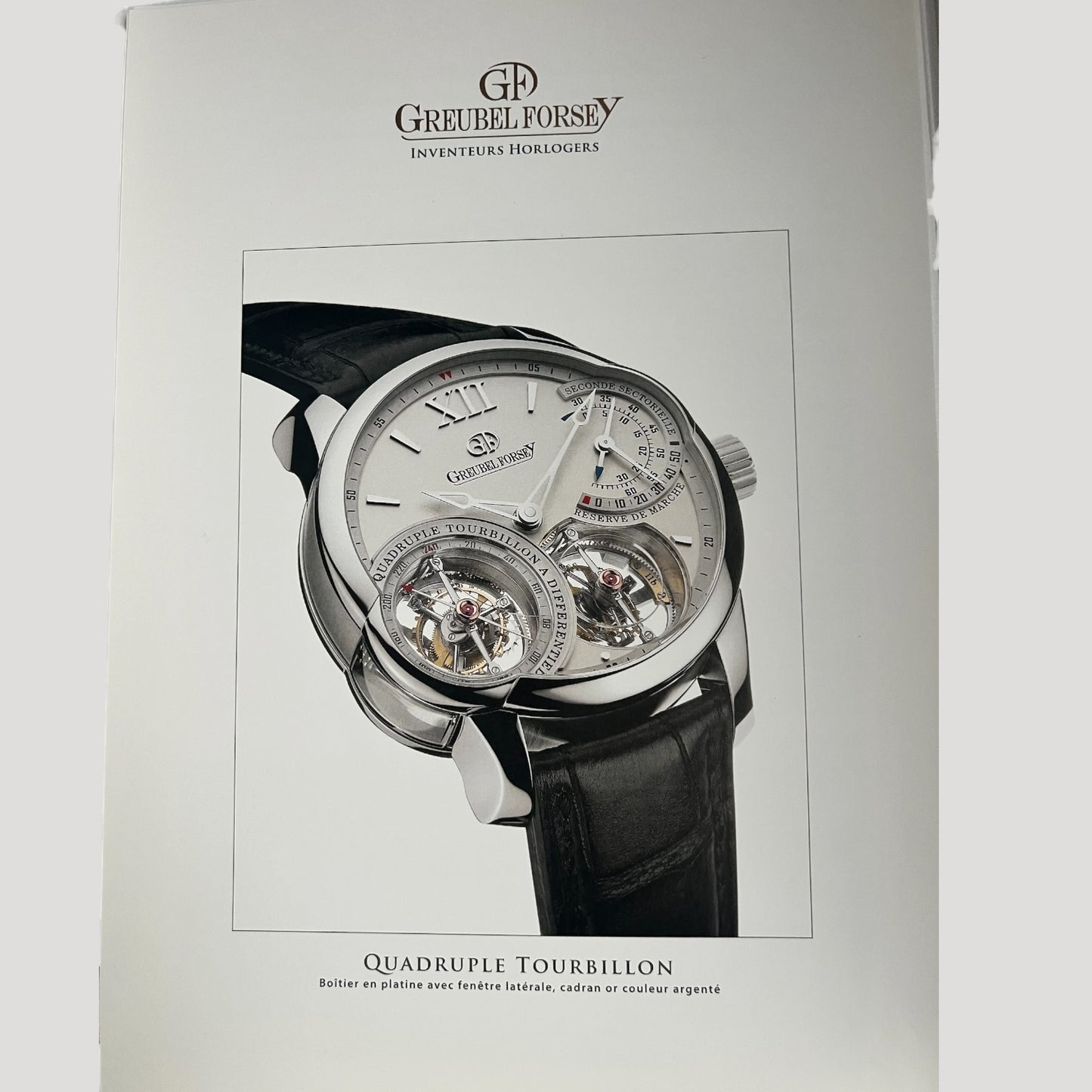 Greubel.Forsey Quadruple Tourbillon Unfold Catalogue