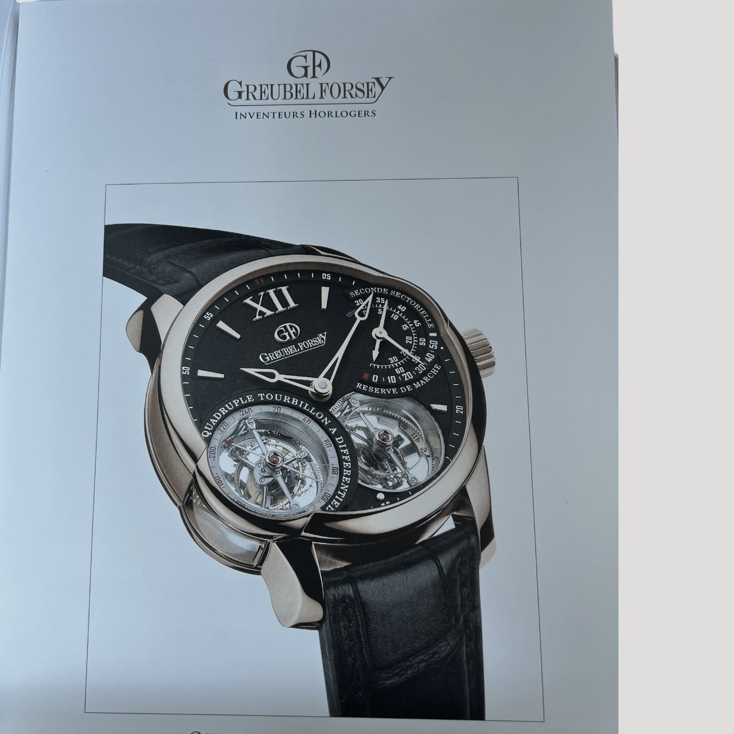 Greubel.Forsey Quadruple Tourbillon Unfold Catalogue