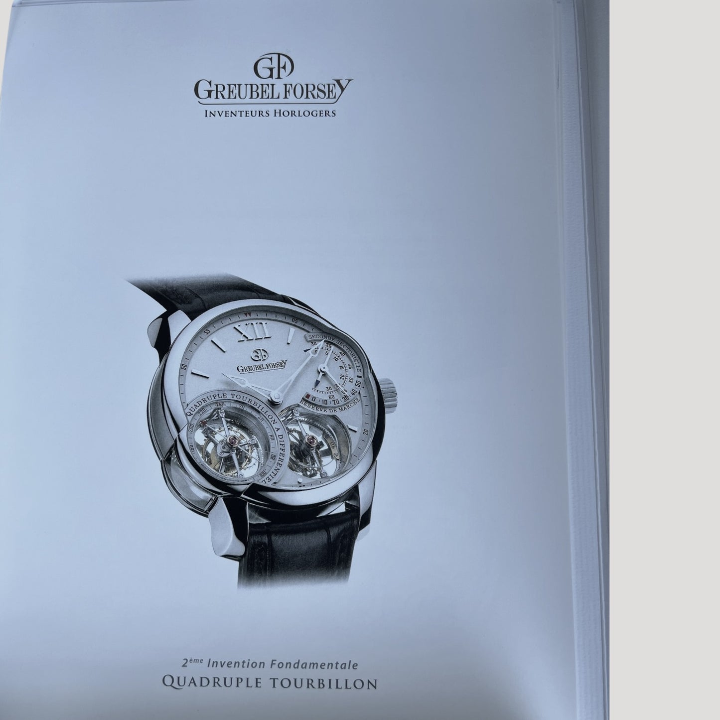 Greubel.Forsey Quadruple Tourbillon Unfold Catalogue