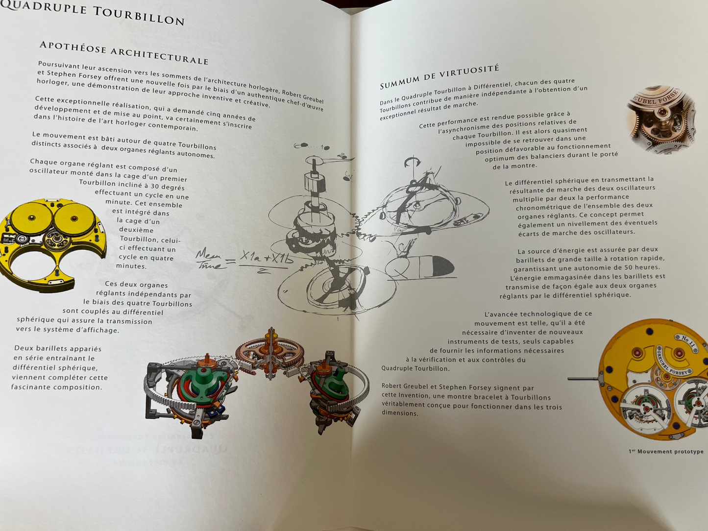 Greubel.Forsey Quadruple Tourbillon Unfold Catalogue