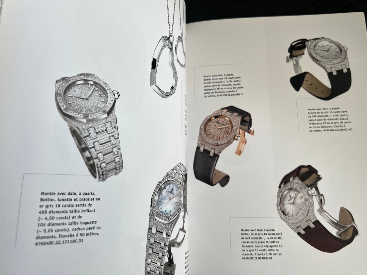 Audemars Catalog Catalogue Katalog Collection 2010