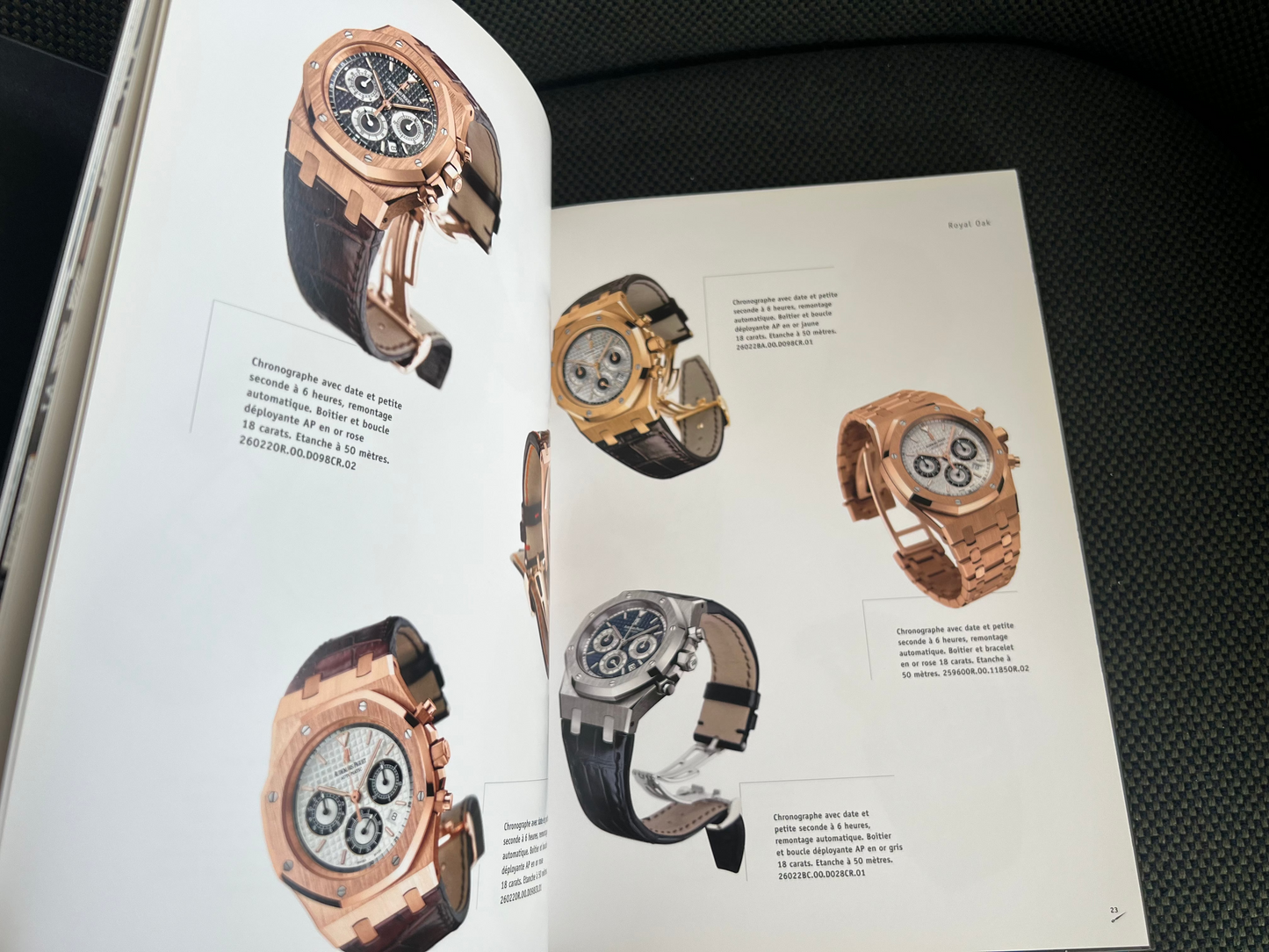 Audemars Catalog Catalogue Katalog Collection 2010