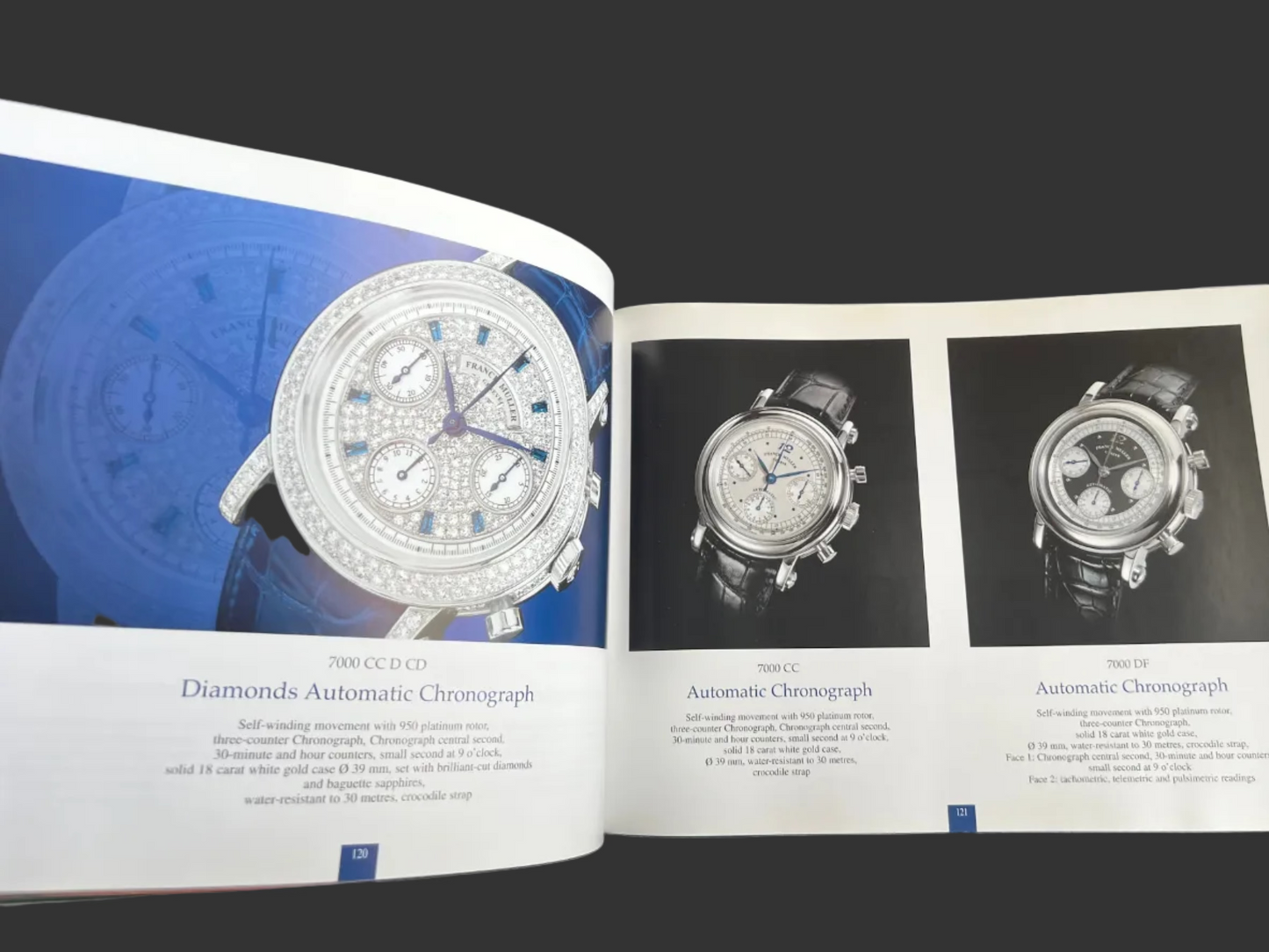 Franck Muller Catalog Book Collection 2001