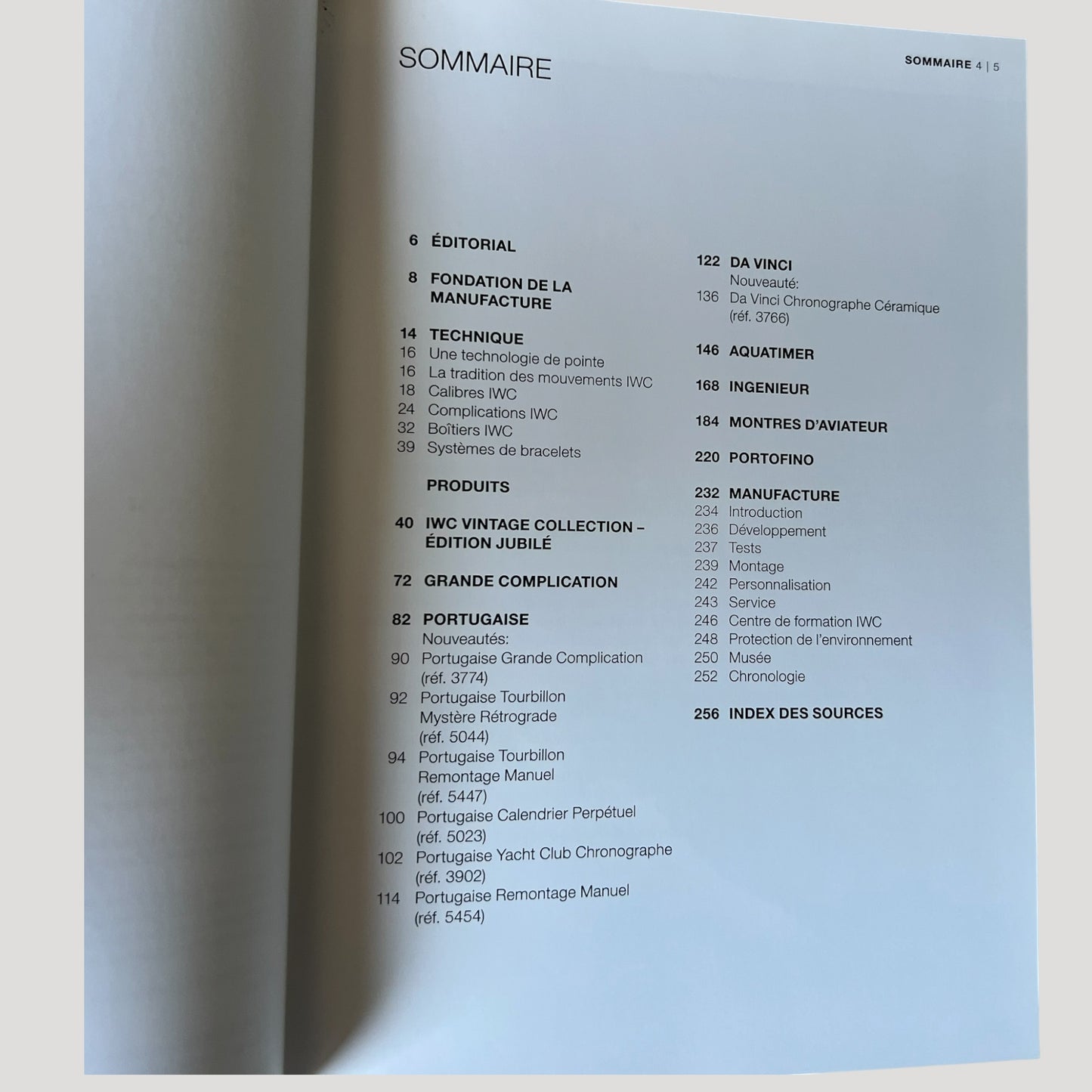 IWC Book / Livre / Buch with Price List 2010