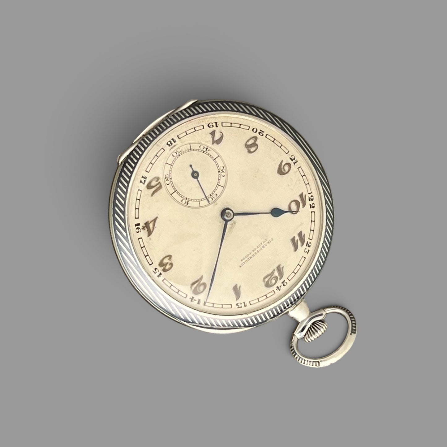 Girard-Perregaux Silver 900 Pocket Watch