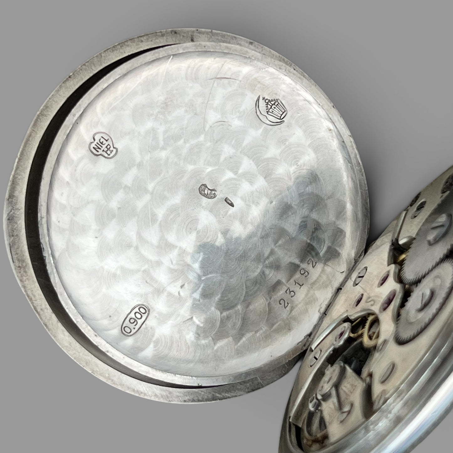 Girard-Perregaux Silver 900 Pocket Watch