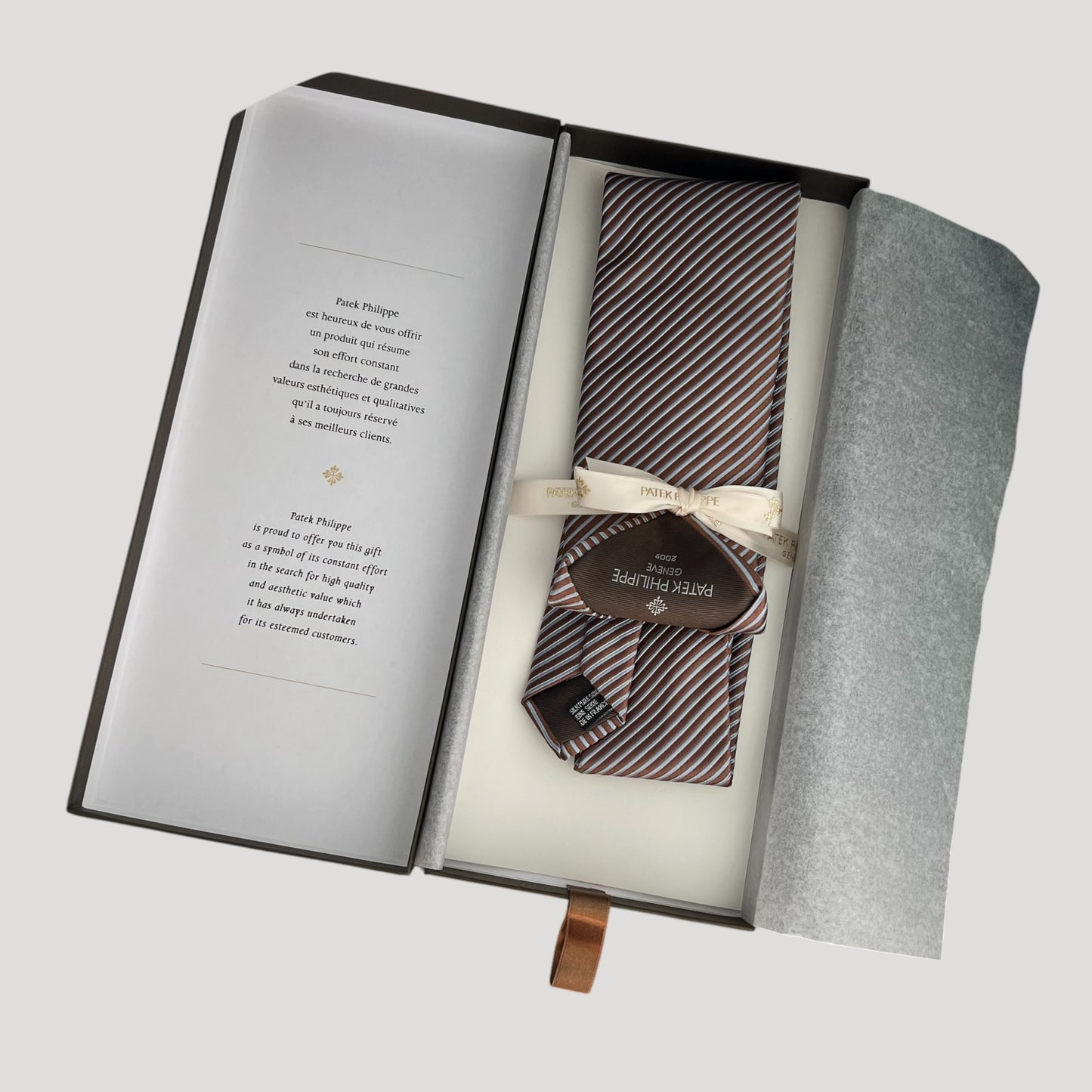 Patek Philippe Special Edition Cravate / Tie Silk NEW in its Patek box