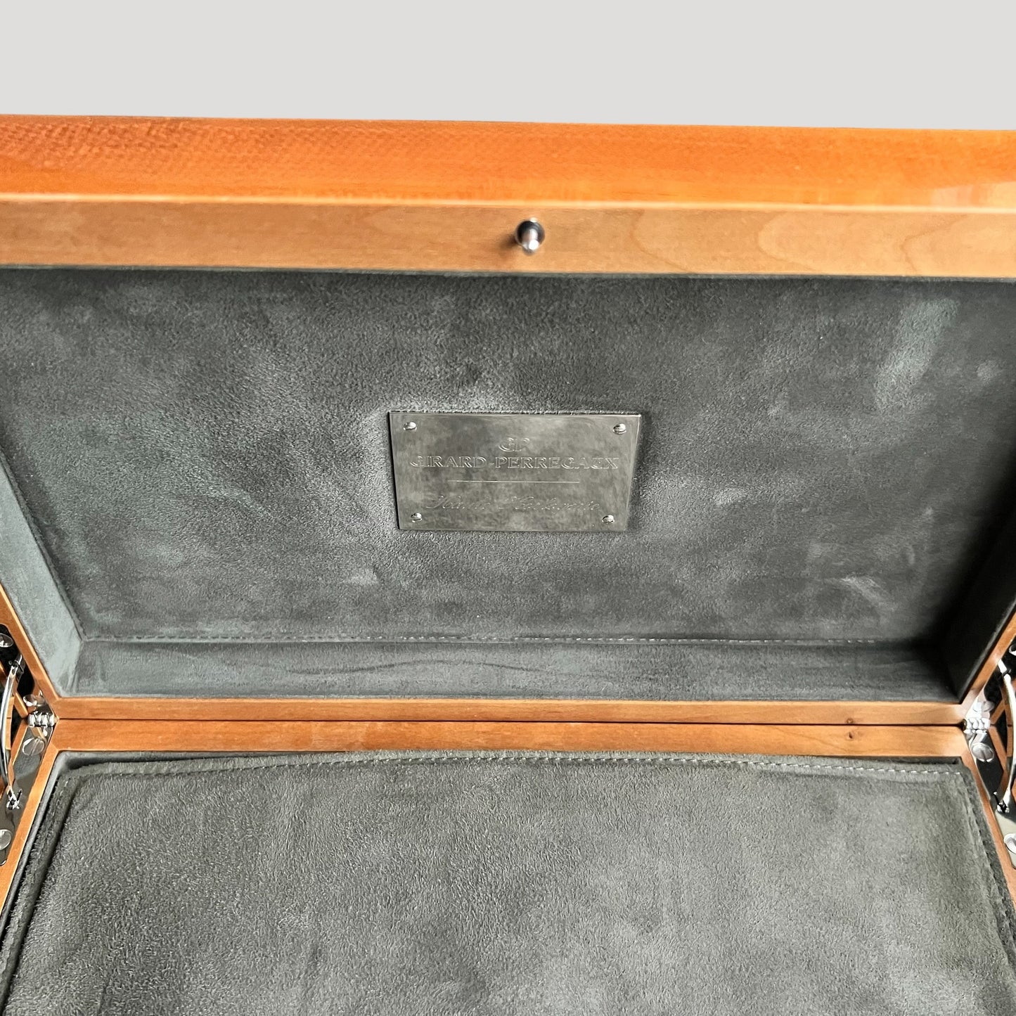 Girard Perregaux Important Woden Box with Key