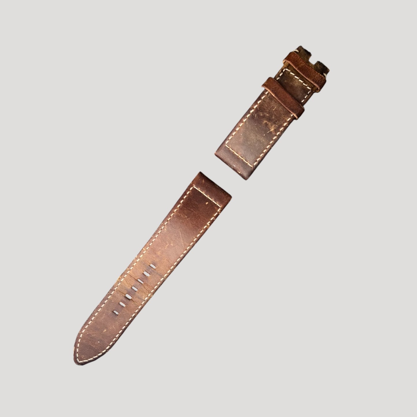 Zenith Rare Vintage Leather Bracelet /Band/Strap 24 mm