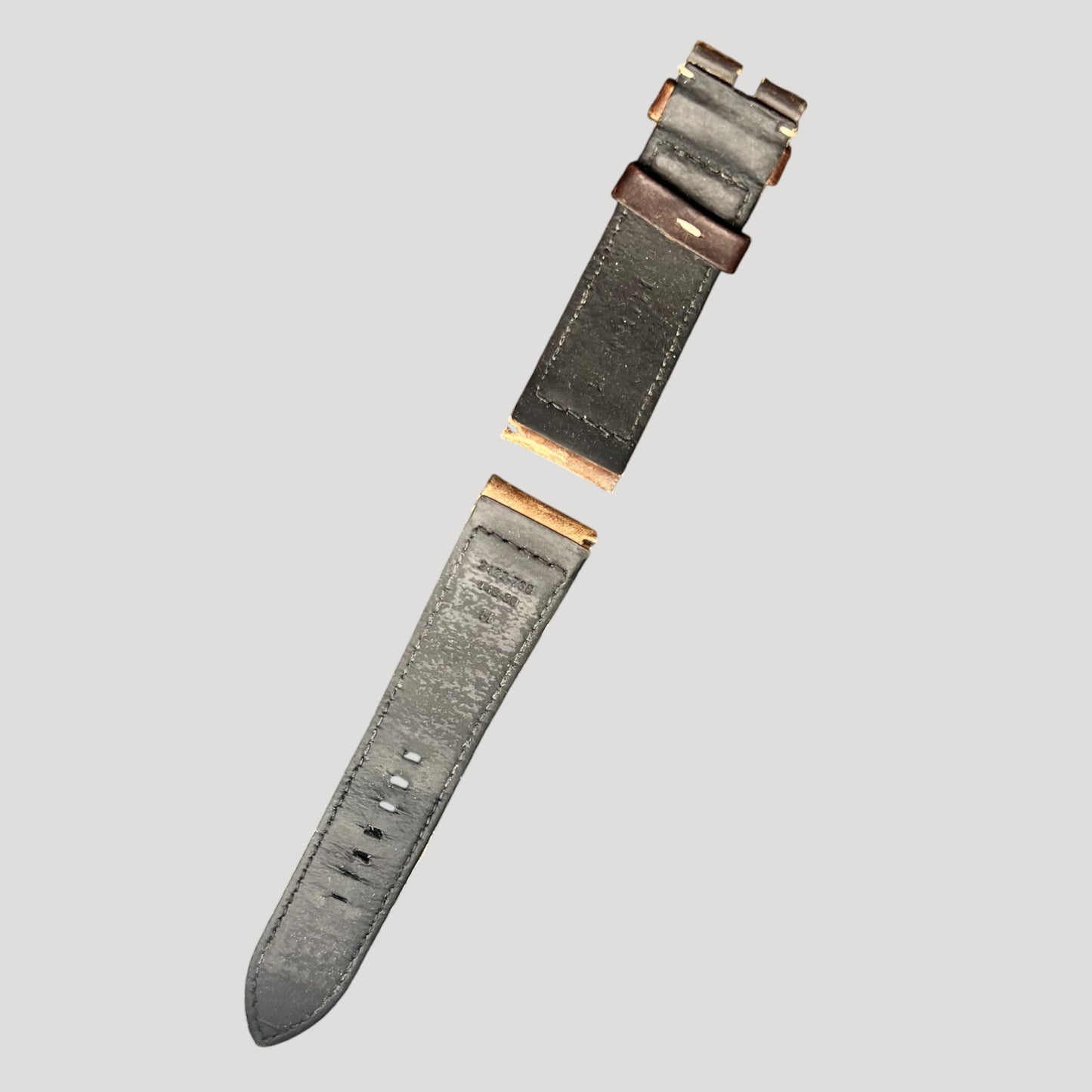 Zenith Rare Vintage Leather Bracelet /Band/Strap 24 mm
