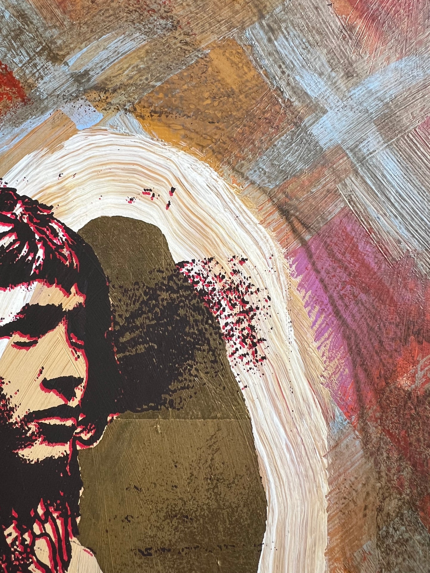 Bert Bellanger (Xxe), Mixed media Painting, Signed and dated