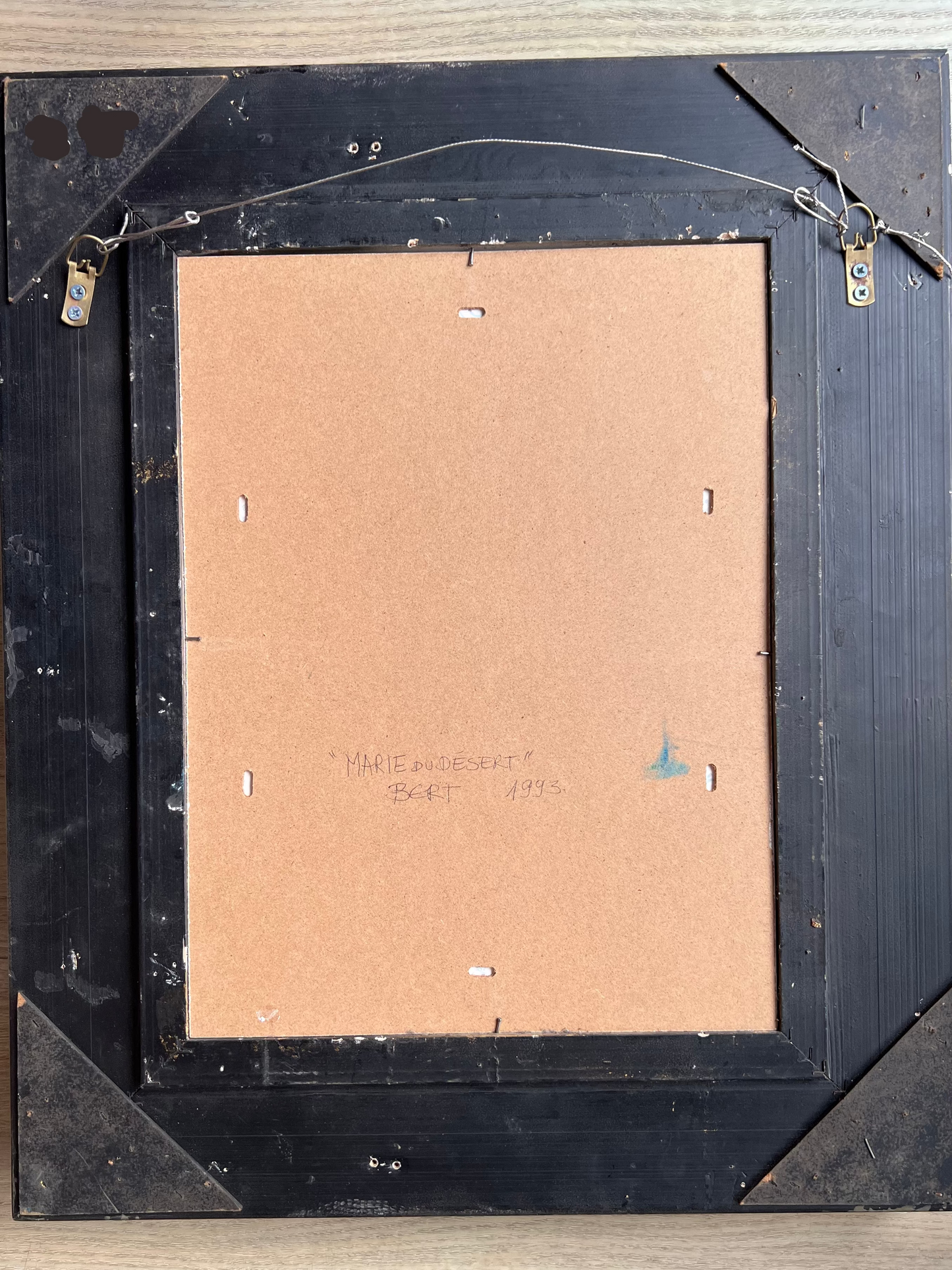 Bert Bellanger (Xxe), Mixed media Painting, Signed and dated