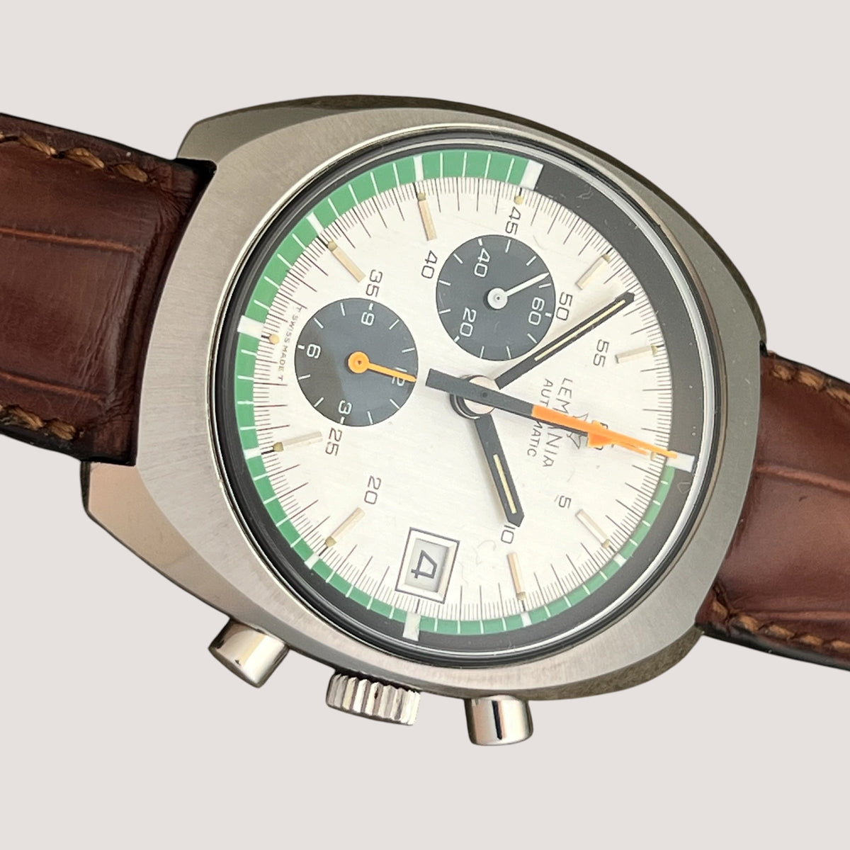 Lemania Ref. 9803 Vintage Automatic Chronograph, 1970s
