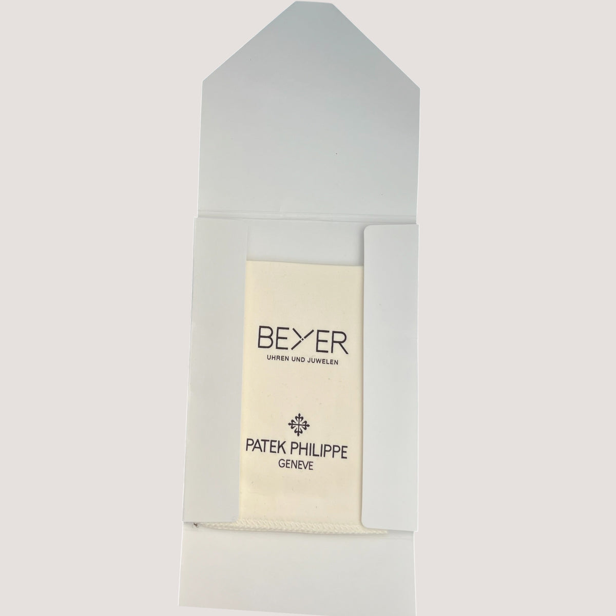 Patek Philippe & Beyer watch cleaning microfiber cloth NOS
