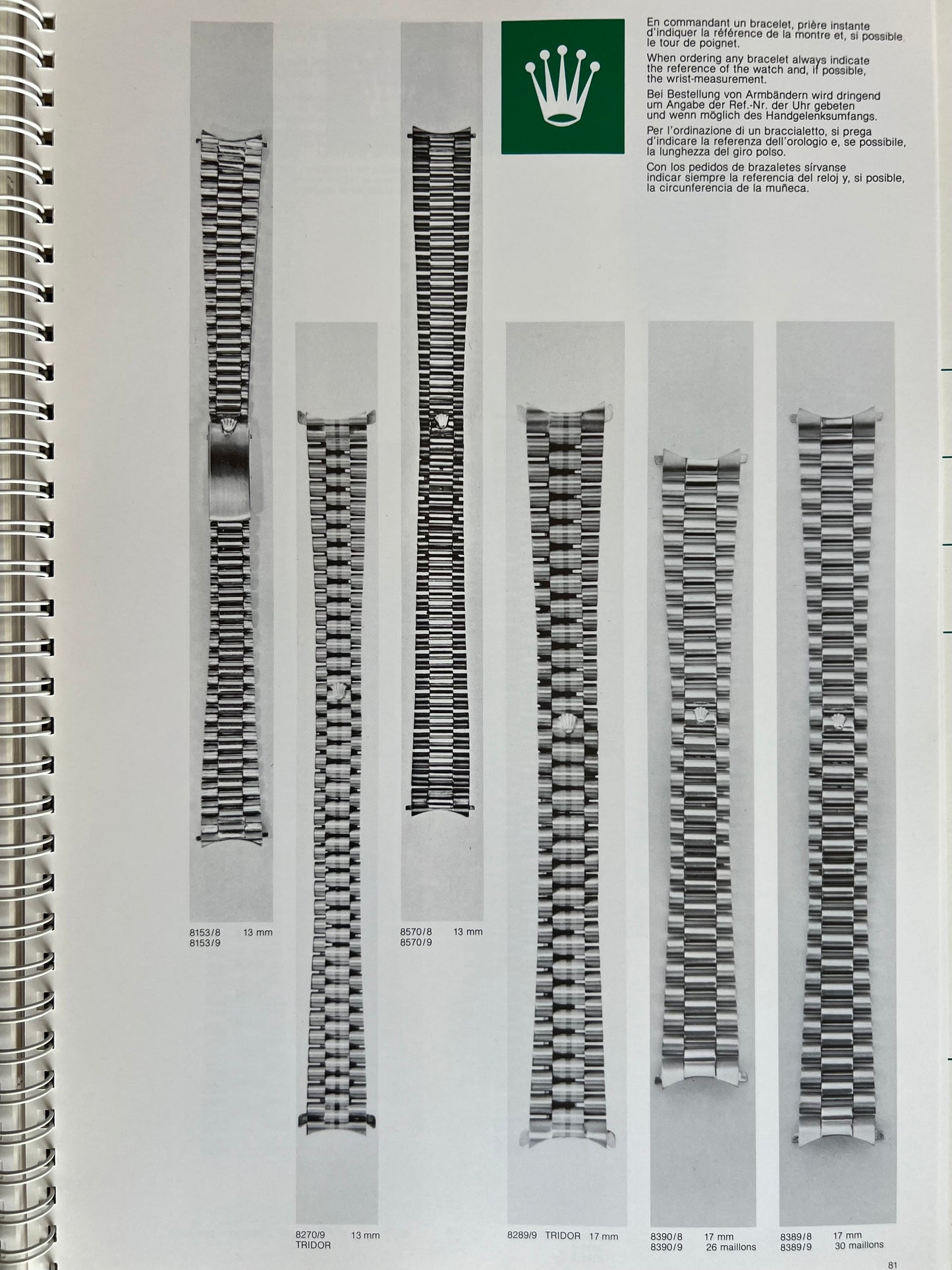 Rolex Vintage Catalog / Katalog 1985-1986 Rare