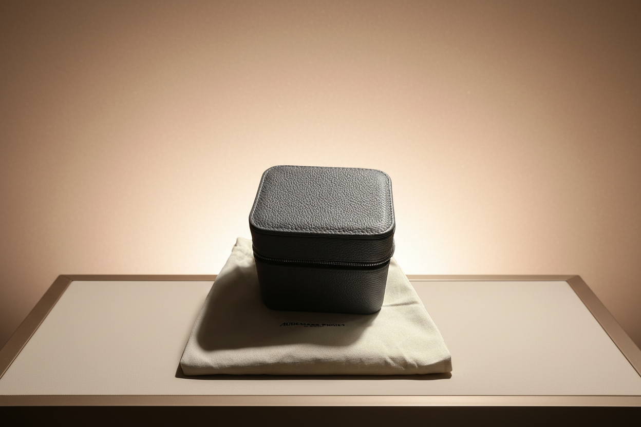 Audemars Piguet New Grey Travel Box Pouch / Box / Boîte / Scatola/Schachtel for 2 watches