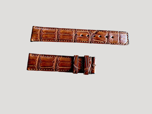 IWC New Brown Croco Leather Bracelet/Band/Strap 20 X 18 mm