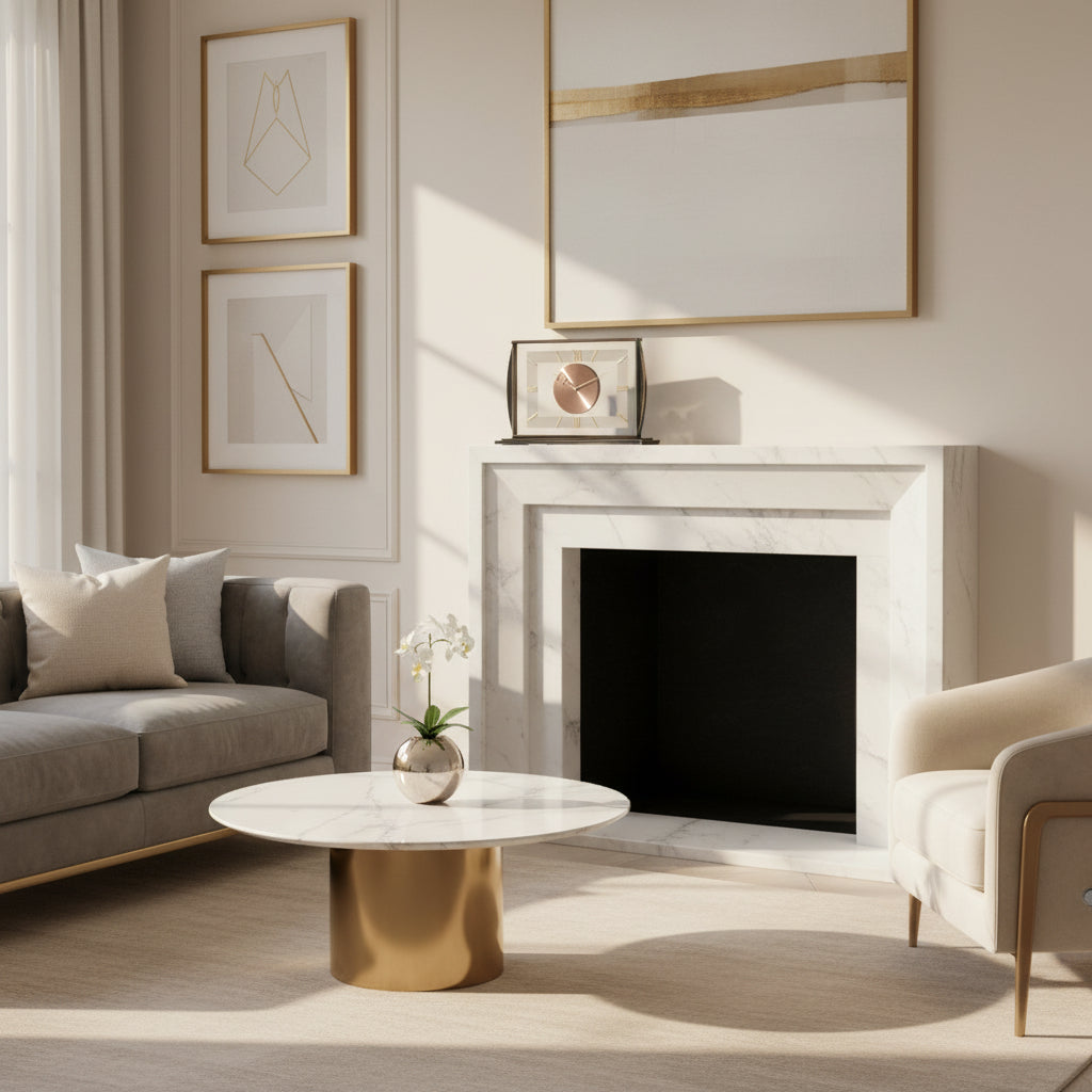 Imhof Swiss Art Deco Desk Clock / Horloge Rare