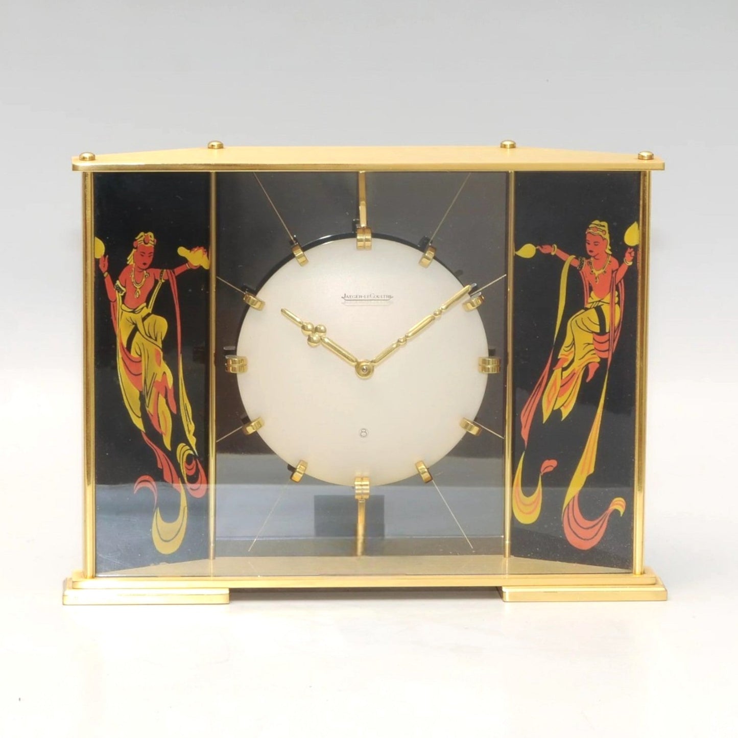 Jaeger-LeCoultre 8 Days Table Clock Horloge ca 1960 
