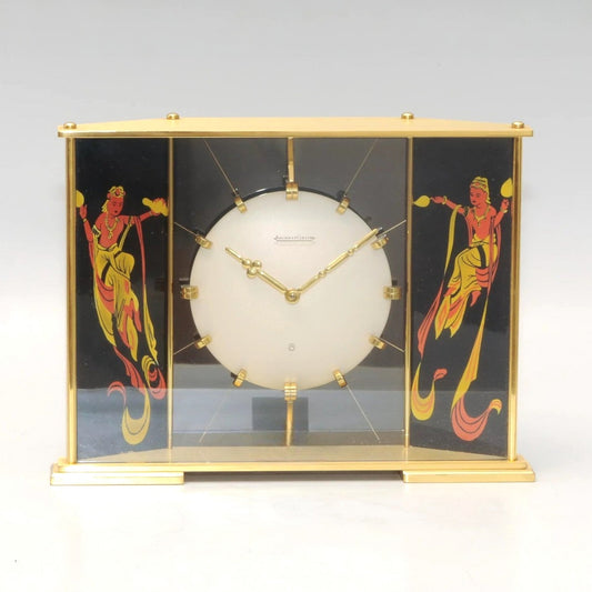 Jaeger-LeCoultre 8 Days Table Clock Horloge ca 1960 