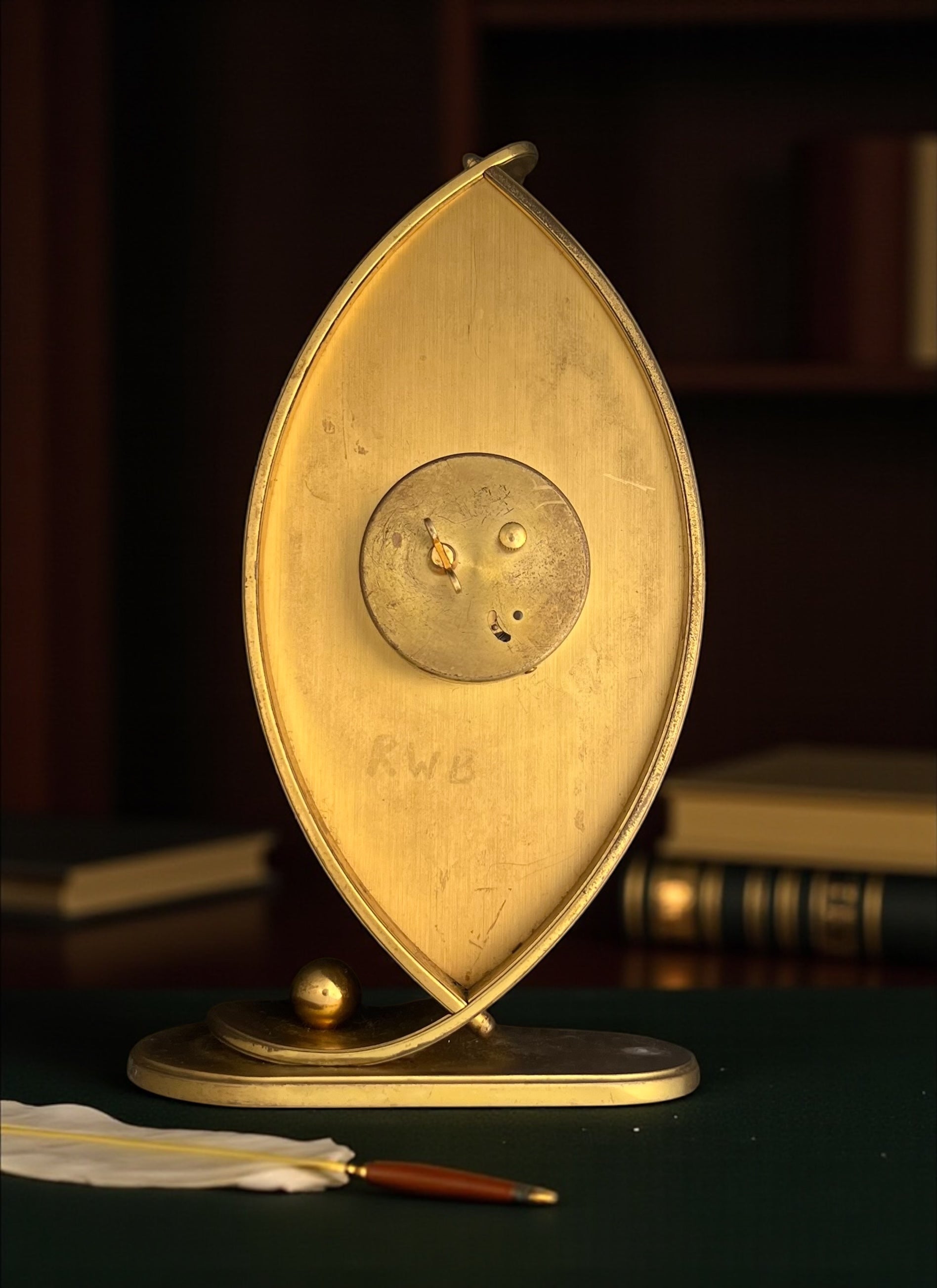 Jaeger-LeCoultre 8 days Design Artwork Desk Clock Rare