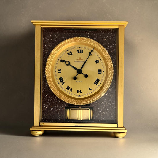 Jaeger-LeCoultre Atmos Red Marble Motifs Roman Dial