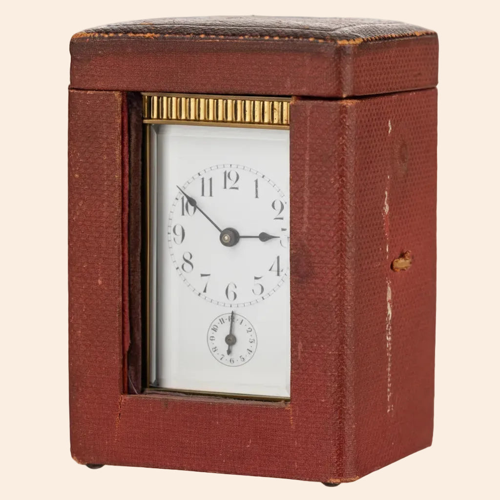 Jaeger-LeCoultre Key Winding Table Clock Horloge Pendule 1960'
