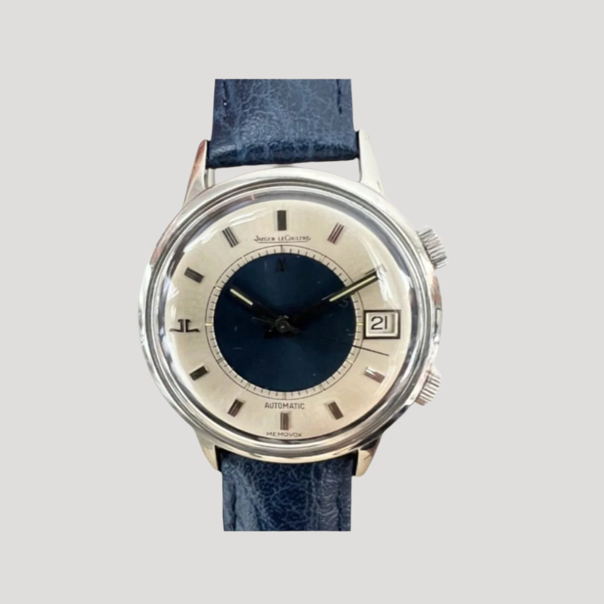Jaeger-LeCoultre Memovox Vintage Memovox Automatic E875 'Speed Beat' Blue Dial