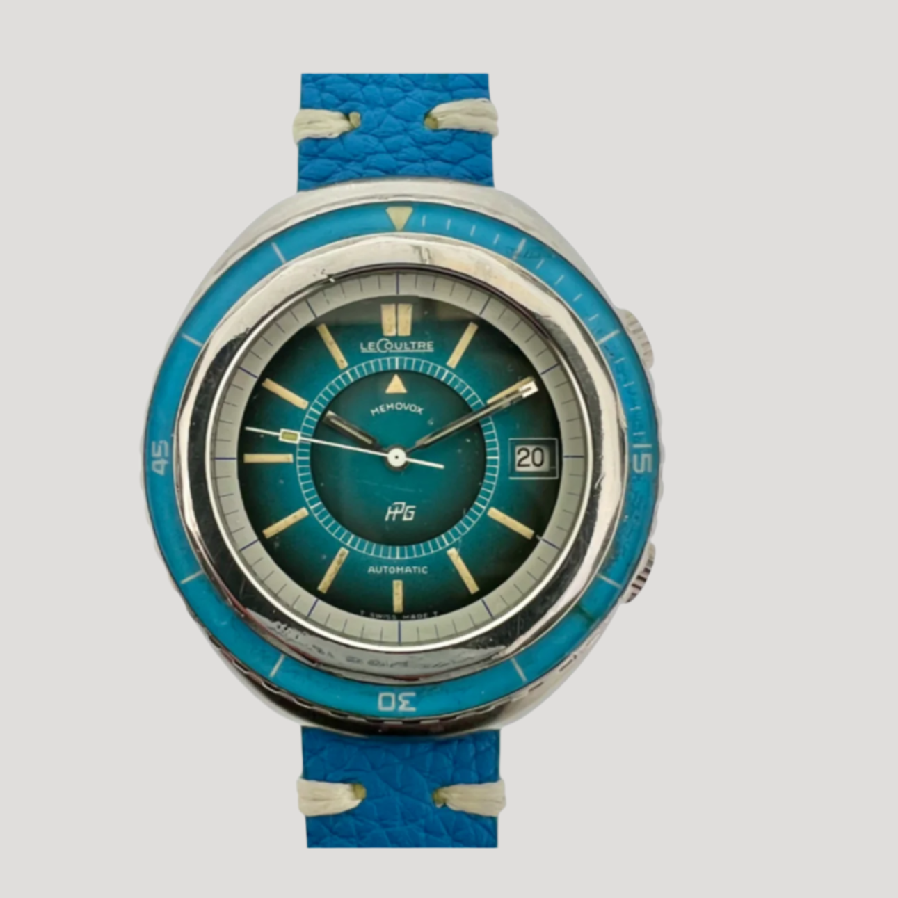 Jaeger-LeCoultre Polaris II Memovox Full Set Ref.E870 “Blue Ocean” Vintage Alarm from the 70’